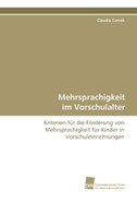 Mehrsprachigkeit im Vorschulalter