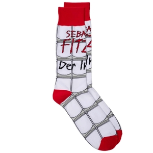 Fitzek, Sebastian (Hrsg.). Sebastian Fitzek-Socken "Der Insasse" Größe 41-46 - Socken (Größe 41-46) mit ikonischen Covermotiven - ideal als Geschenk. Droemer HC, 2026.