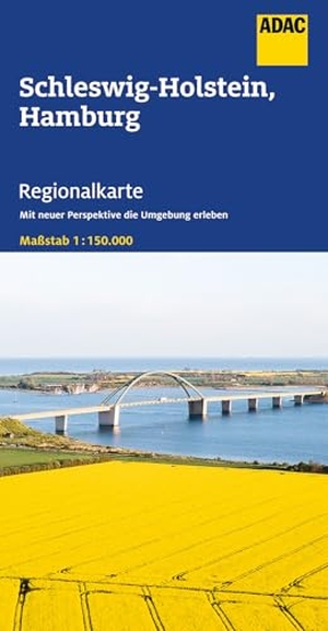 ADAC Regionalkarte 01 Schleswig-Holstein, Hamburg 1:150.000. ADAC, 2023.