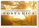 Bekanntes und Unbekanntes Costa Rica (Wandkalender 2025 DIN A3 quer), CALVENDO Monatskalender