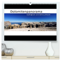 Dolomitenpanorama Gipfelglück und Sehnsuchtsort (hochwertiger Premium Wandkalender 2025 DIN A2 quer), Kunstdruck in Hochglanz