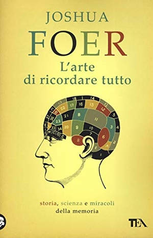 Foer, Joshua. L' arte di ricordare tutto. Storia, scienza e miracoli della memoria. TEA, 2019.