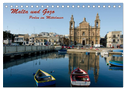 Malta und Gozo, Perlen im Mittelmeer (Tischkalender 2024 DIN A5 quer), CALVENDO Monatskalender