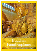 Buddhas Familienplaner (Wandkalender 2024 DIN A3 hoch), CALVENDO Monatskalender