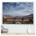 Island - Iceland - Ísland (hochwertiger Premium Wandkalender 2024 DIN A2 quer), Kunstdruck in Hochglanz