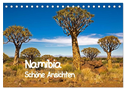Namibia - Schöne Ansichten (Tischkalender 2025 DIN A5 quer), CALVENDO Monatskalender