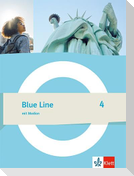 Blue Line 4. Schulbuch mit Medien (fester Einband) Klasse 8