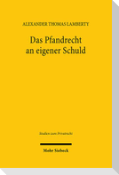 Das Pfandrecht an eigener Schuld
