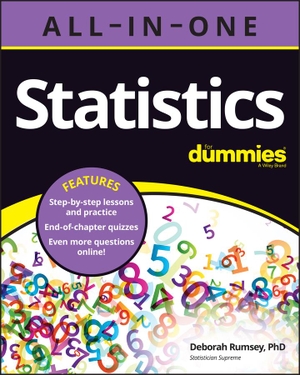 Rumsey, Deborah J.. Statistics All-in-One For Dummies (+ Chapter Quizzes Online). John Wiley & Sons Inc, 2022.
