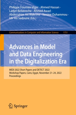 Fournier-Viger, Philippe / Ahmed Hassan et al (Hrsg.). Advances in Model and Data Engineering in the Digitalization Era - MEDI 2022 Short Papers and DETECT 2022 Workshop Papers, Cairo, Egypt, November 21¿24, 2022, Proceedings. Springer Nature Switzerland, 2023.