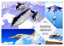 Fighter aircraft. Faszination Kampfflugzeug (Wandkalender 2025 DIN A4 quer), CALVENDO Monatskalender