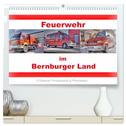 Feuerwehr im Bernburger Land (hochwertiger Premium Wandkalender 2025 DIN A2 quer), Kunstdruck in Hochglanz