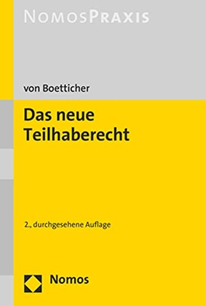 Boetticher, Arne von. Das neue Teilhaberecht. Nomos Verlags GmbH, 2020.