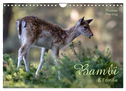 BAMBI & Familie (Wandkalender 2025 DIN A4 quer), CALVENDO Monatskalender