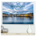 Norwegen von Oslo bis Ålesund (hochwertiger Premium Wandkalender 2024 DIN A2 quer), Kunstdruck in Hochglanz