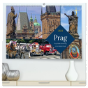 Prag ¿ Ein perfekter Sommertag in der Goldenen Stadt (hochwertiger Premium Wandkalender 2024 DIN A2 quer), Kunstdruck in Hochglanz