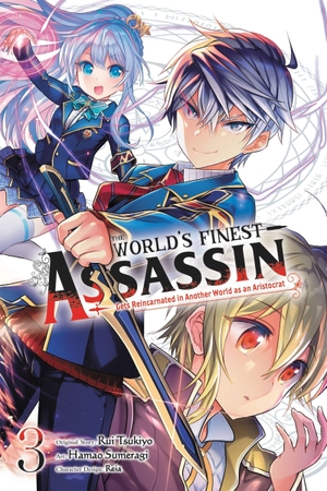 Tsukiyo, Rui. The World's Finest Assassin Gets Reincarnated in Another World as an Aristocrat, Vol. 3 (Manga). Yen Press, 2022.