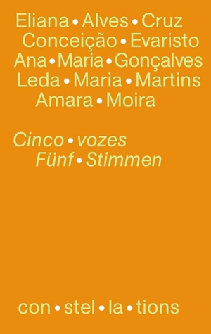 Alves Cruz, Eliana / Evaristo, Conceição et al. Cinco vozes da literatura brasileira contemporânea / Fünf Stimmen der zeitgenössischen brasilianischen Literatur. Textem Verlag, 2025.