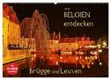 Belgien entdecken - Brügge und Leuven (Wandkalender 2024 DIN A2 quer), CALVENDO Monatskalender