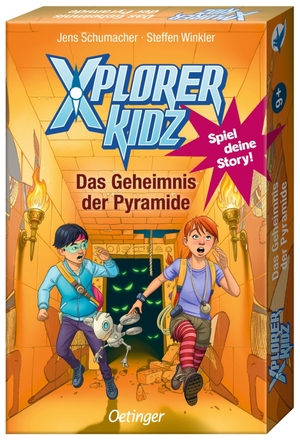 Schumacher, Jens. Xplorer Kidz. Das Geheimnis der Pyramide. Oetinger, 2024.