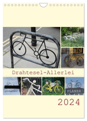 Drahtesel-Allerlei / Planer (Wandkalender 2024 DIN A4 hoch), CALVENDO Monatskalender