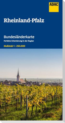 ADAC Bundesländerkarte Deutschland 10 Rheinland-Pfalz, Saarland 1:250.000