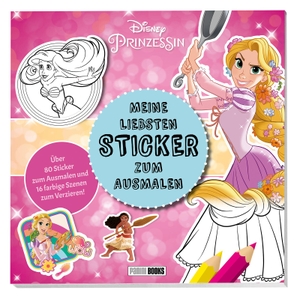 Disney Prinzessin: Meine liebsten Sticker zum Ausmalen - Über 80 Sticker zum Ausmalen und 16 farbige Seiten zum Verzieren!. Panini Verlags GmbH, 2023.