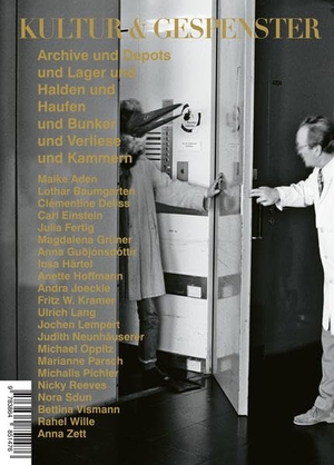 Aden, Maike / Hoffmann, Anette et al. Kultur & Gespenster 21: Archive und Depots. Textem Verlag, 2022.