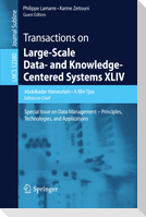 Transactions on Large-Scale Data- and Knowledge-Centered Systems XLIV