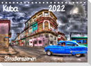 Kuba - Straßenszenen (Tischkalender 2022 DIN A5 quer)