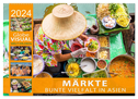 MÄRKTE - Bunte Vielfalt in Asien (Wandkalender 2024 DIN A2 quer), CALVENDO Monatskalender