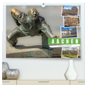 Aachen - ein Stadt zum Verlieben (hochwertiger Premium Wandkalender 2024 DIN A2 quer), Kunstdruck in Hochglanz