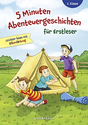5 Minuten Abenteuergeschichten für Erstleser, 2. Klasse - Leichter lesen mit Silbenfärbung - Erstlesebuch mit kurzen Geschichten und großer Fibelschrift ab 7 Jahren. Loewe Verlag GmbH, 2021.