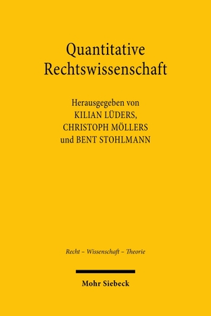 Stohlmann, Bent / Christoph Möllers et al (Hrsg.). Quantitative Rechtswissenschaft. Mohr Siebeck GmbH & Co. K, 2026.