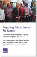 Preparing School Leaders for Success