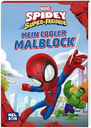 MARVEL Spidey und seine Super-Freunde: Mein cooler Malblock - Malblock. Nelson Verlag, 2023.