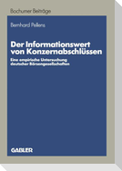 Der Informationswert von Konzernabschlüssen