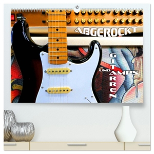 Bleicher, Renate. Gitarren und Amps - abgerockt (hochwertiger Premium Wandkalender 2024 DIN A2 quer), Kunstdruck in Hochglanz - Faszinierende E-Gitarren und E-Bässe mit Verstärkeranlagen in Szene gesetzt. Calvendo, 2023.
