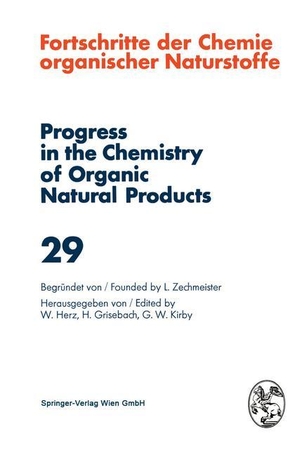 Fortschritte der Chemie Organischer Naturstoffe / Progress in the Chemistry of Organic Natural Products 29. Springer Vienna, 1972.