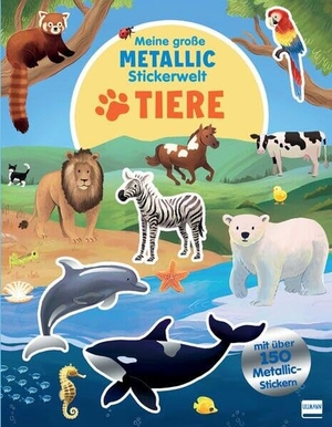 Ullmann Medien Verlag (Hrsg.). Meine große Metallic-Stickerwelt - Tiere - Spannende Szenen zum Bekleben mit über 150 Tierstickern für Kinder ab 4. Ullmann Medien GmbH, 2025.