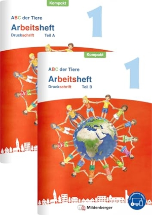Hahn, Mareike / Kuhn, Klaus et al. ABC der Tiere 1 Neubearbeitung - Arbeitsheft Druckschrift Kompakt, Teil A und B - Förderausgabe. Mildenberger Verlag GmbH, 2023.