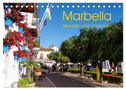 Marbella - Mondän und charmant (Tischkalender 2024 DIN A5 quer), CALVENDO Monatskalender