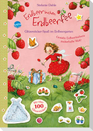 Erdbeerinchen Erdbeerfee. Glitzersticker-Spaß im Erdbeergarten