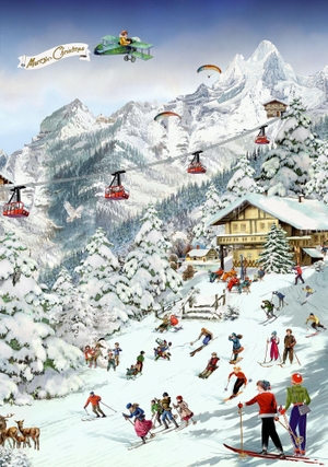 Puzzle - Auf der Skipiste - 1000 Teile. Coppenrath, 2026.