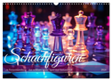 Schachfiguren in Freizeitkleidung (Wandkalender 2024 DIN A3 quer), CALVENDO Monatskalender