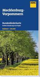ADAC Bundesländerkarte Deutschland 02 Mecklenburg-Vorpommern 1:250.000