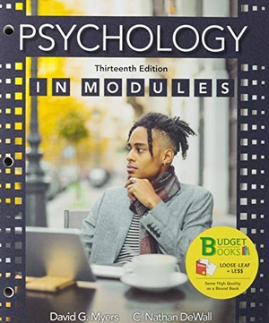 Myers, David / C Nathan Dewall. Loose-Leaf Version for Psychology in Modules. Worth Publishers, 2020.