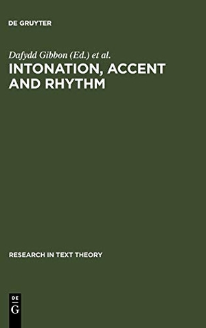 Richter, Helmut / Dafydd Gibbon (Hrsg.). Intonation, Accent and Rhythm - Studies in Discourse Phonology. De Gruyter, 1984.