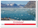 Grönland - Wildes, weites Land (Tischkalender 2024 DIN A5 quer), CALVENDO Monatskalender