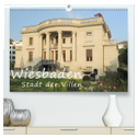 Wiesbaden - Stadt der Villen (hochwertiger Premium Wandkalender 2024 DIN A2 quer), Kunstdruck in Hochglanz